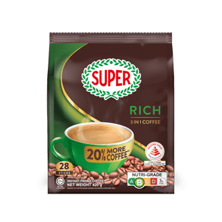 SUPER COF RIC 15G x 28 SG  Front