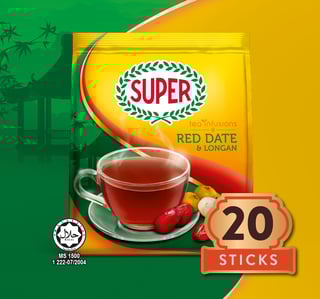 super tea clear red date longan teaser