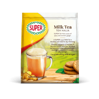super tea milk teh halia back